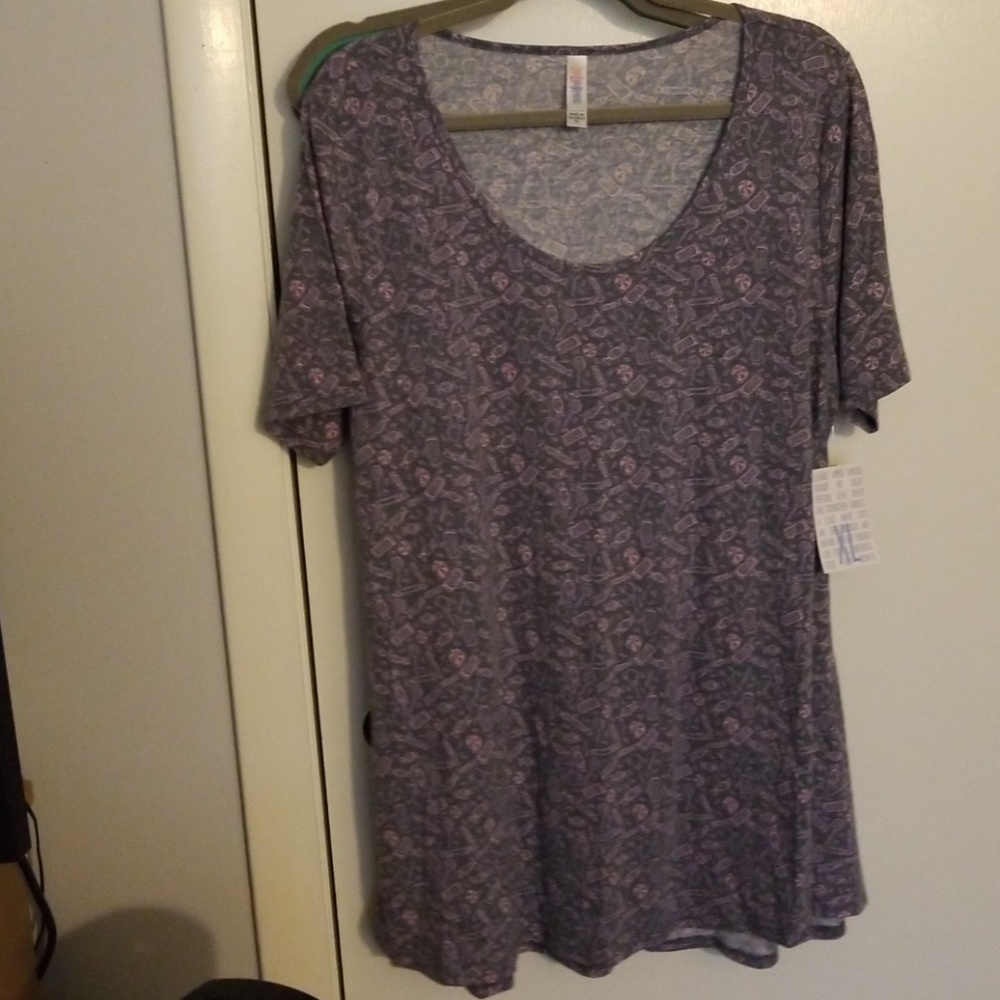 LLR Candy Print Perfect T XL NWT